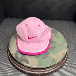 Nike Infant Adjustable Pink Cap With Embroidered Logo Soft Cotton Fabric Lightwe